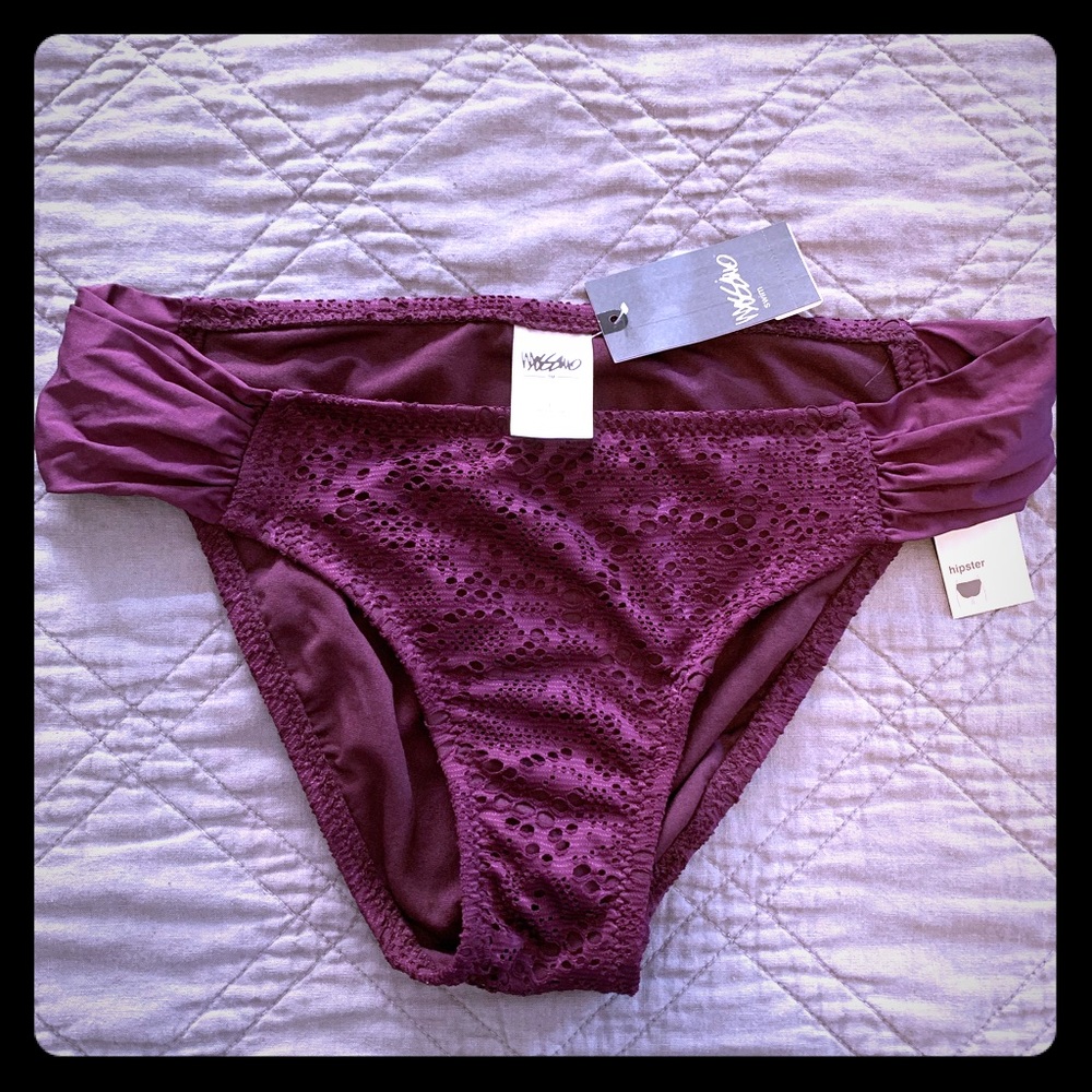 Crochet hipster swim bottoms